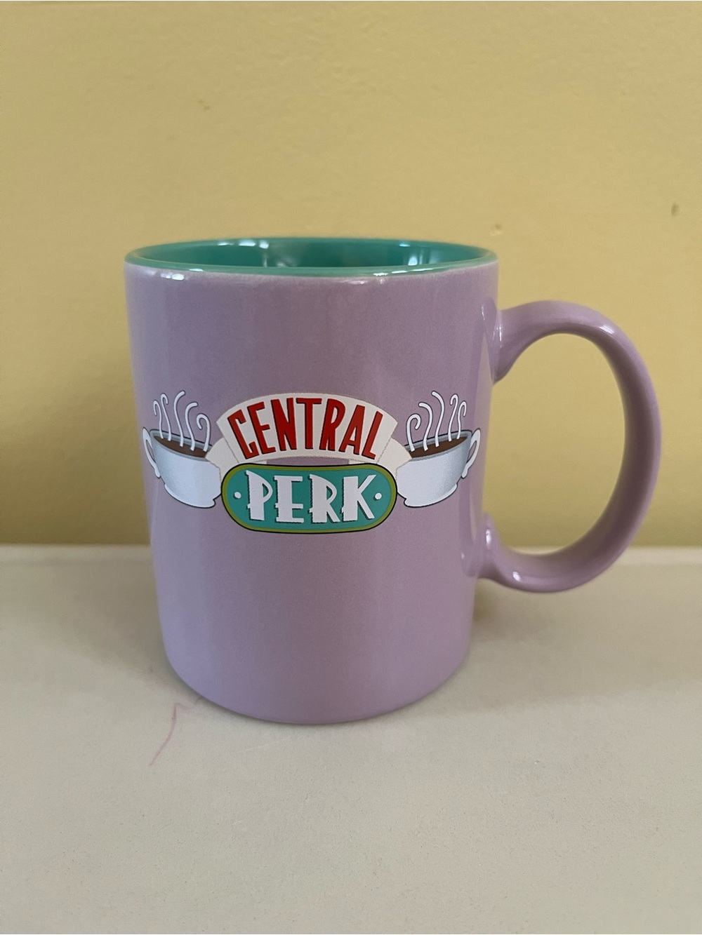 Central Perk Logo Mug - Lavender with Teal Interior Zak Designs